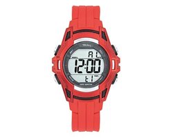 Tekday-Digitaal horloge-Rode Silicone band-waterdicht-sporten/zwemmen-38MM-Sportief