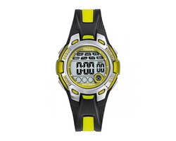 Tekday-Sportief-Digitaal-Sterk kinderhorloge-Zwart/Geel-Waterdicht