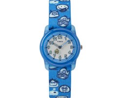 Timex Time Teacher TW7C25700 Horloge - Textiel - Blauw - Ø 28 mm