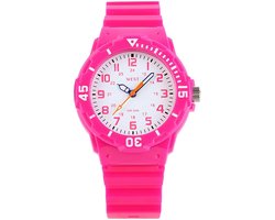 West Watches model Moon Sportief analoog kinderhorloge - Ø 33 mm – roze