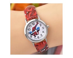 Zoëies spider-man horloge oranje - kinderhorloge - kids -kinderen