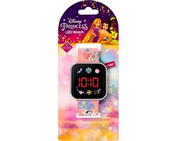 Accutime - LED Watch Disney Princess - Kinderhorloge Met LED Display Voor Datum en Tijd - Roze