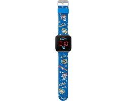 Accutime - LED Watch Paw Patrol - Kinderhorloge Met LED Display Voor Datum en Tijd - Blauw