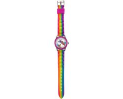 Disney Kinderhorloge Unicorn - Time Teacher - Horloge - Eenhoorn - Disney - Regenboogkleuren