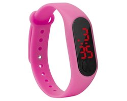 Fako® - Kinderhorloge - LED Digital Light - Roze