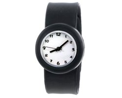 Fako® - Kinderhorloge - Slap On Mini - Classic - Zwart