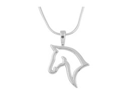 Fashion Favorite Ketting Paard - Kinderen - Zilver - 45 cm