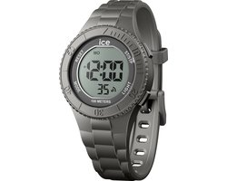 Ice Watch ICE digit - Anthracite metallic 021610 Horloge - Siliconen - Grijs - Ø 34 mm