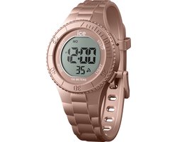 Ice Watch ICE digit - Nude metallic 021621 Horloge - Siliconen - Roze - Ø 34 mm