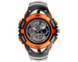 Kinderhorloge Chronograaf – Stopwatch – Waterproof – Oranje