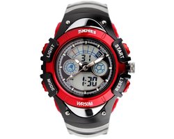 Kinderhorloge Chronograaf – Stopwatch – Waterproof – Rood