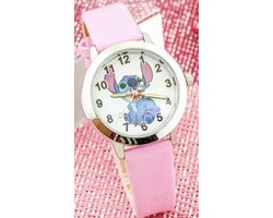 Lilo & Stitch kinderhorloge roze bandje