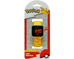 Nintendo Pokémon LED horloge - Officiële Licentie - Pikachu geel