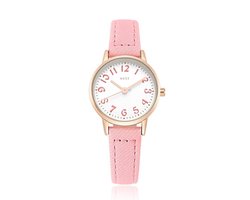 West Watch - model Rose - analoog kinder/ tiener horloge - Ø 23 mm - roze/rosé