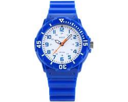 West Watches model Moon Sportief analoog kinderhorloge - Ø 33 mm – blauw