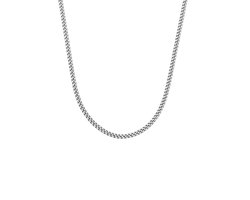 YO&NO - Ketting - Zilver - Gourmet - 1,4mm - 40cm - Kinderen - Gerhodineerd - Zilver 925