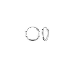 Zilver 10mm oorringen | oorbellen meisje zilver | Ear hoops | Zilverana | Sterling 925 Silver