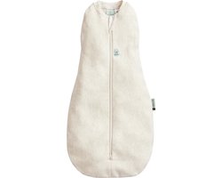 Ergopouch Cocoon Inbaker Slaapzak - 0,2 Tog - Slaapzak Baby - Inbakerslaapzak - Slaapzakken - Zomer slaapzak - 0-3mnd - Oatmeal marle