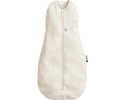 Ergopouch Cocoon inbaker slaapzak - 1,0 Tog - Slaapzak baby - Slaapzakken - Inbakerslaapzak - 0-3 md - Oatmeal Marle