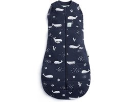 Ergopouch Cocoon inbaker slaapzak - 2,5 Tog - Slaapzak baby - Inbakerslaapzak - Slaapzakken - 6-12 md -Whale