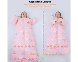 Katoenen baby wrap - babyslaapzak kleine kinderen het hele jaar door slaapzak, pyjama voor jongens en meisjes L (100-130 cm)