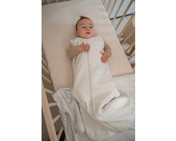 Lodger - Slaapzak met afritsbare mouwen - creme - 98cm - Ook voor Maxi Cosi