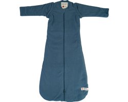 Lodger - Slaapzak winter maat 50 aanbieding - autostoel geschikt - blauw - afritsbaar