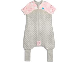 Love to Dream™ Slaappak™ - Pyjama en dekbed in 1 - Peuter -24-36 maanden - All season - Grijs Roze