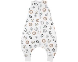 Meyco Baby Animal baby winter slaapoverall jumper - multicolour - 104cm