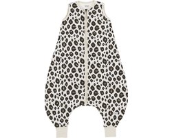 Meyco Baby Leopard baby winter slaapoverall jumper - sand melange - 104cm - 2.0 TOG