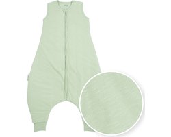 Meyco Baby Slub baby winter slaapoverall jumper - soft green - 104cm