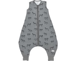 Meyco Baby Zebra Animal baby winter slaapoverall jumper - grey - 80cm