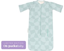 Puckababy Newborn Slaapzak Baby (0-6m) - Cute Cubes - Katoen TOG 0.5 - Zomerslaapzak