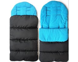 Slaapzak voor peuter- Kinderwagens -Buggy comfortabel, blauw