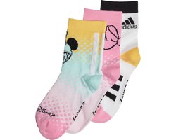 adidas Performance adidas x Disney Minnie Mouse Sokken 3 Paar - Kinderen - Wit- 25-27