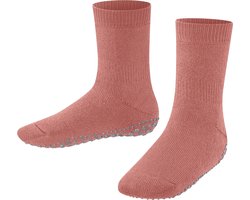 FALKE Catspads antislip noppen katoen merinowol huissokken kinderen pink - Maat 19-22