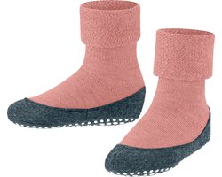 FALKE Cosyshoe Minis antislip noppen merinowol huissokken pantoffels kinderen pink - Maat 21-22