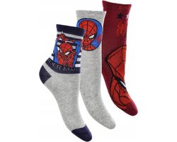 3 paar sokken - Spiderman - Marvel - maat 31-34