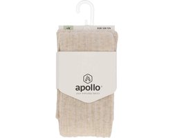 Apollo - Maillot - Beige - Melange - Rib - Patroon - Maat 104/110