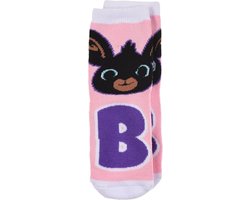 Bing Bunny - Bing Bunny anti slip Sokken - meisjes - roze - Maat 23/26