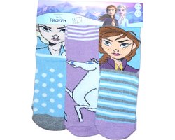 Disney Frozen- sokken Disney Frozen - 3 paar - Meisjes - maat 23-26