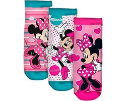 Disney Sokken Minnie Mouse Meisjes Katoen Roze Mt 19-22