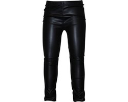 DJ Dutchjeans legging zwart Fake Leather - Maat 158