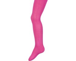 Effen katoenen kindermaillot, kleur fuchsia (donker roze), maat 122-128