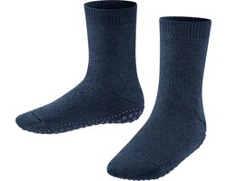 FALKE Catspads antislip noppen katoen merinowol huissokken kinderen blauw - Maat 39-42