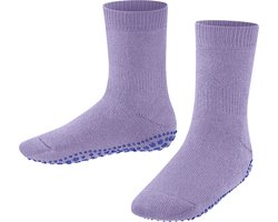 FALKE Catspads antislip noppen katoen merinowol huissokken kinderen purper - Maat 31-34