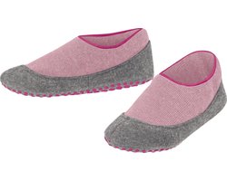 FALKE Cosyshoe antislip noppen merinowol huissokken pantoffels kinderen roze - Maat 23-24