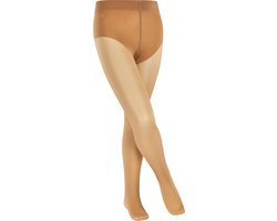 FALKE Pure Matt mat transparant 30 Denier kinderpanty maillot meisjes jongens beige - Maat 134-146