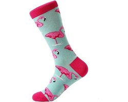 Flamingo sokken | Roze | One Size ( 38-45 ) | Cadeau Tip | Kado Tip | Grappige Sokken | Happy socks | sokken Heren 43-46 | Sokken Heren 39-42