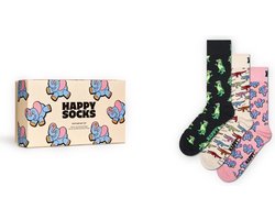 Happy Socks Elephant Socks Gift Set maat 36-40